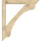 Ekena Millwork Legacy Traditional Rough Sawn Bracket w/ Offset Brace, Douglas Fir, 6"W x 40"D x 44"H BKT0604X40X44LEC01RDF - alternate 2